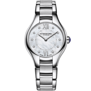 שעון יד אוטומטי יוקרתי לאישה ריימונד וויל - RAYMOND WEIL GENEVE דגם  Noemia Ladies Quartz Stainless Steel 5124-ST-00985