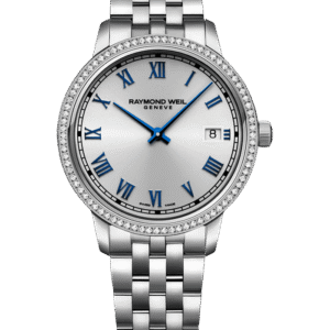שעון יד אוטומטי יוקרתי לאישה ריימונד וויל - RAYMOND WEIL GENEVE דגם Toccata Ladies 80 Diamonds