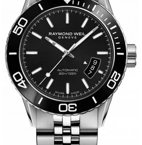 שעון יד יוקרתי לגבר ריימונד וויל -  דגם RAYMOND WEIL GENEVE Raymond Weil Freelancer Diver 2760-ST1-20001