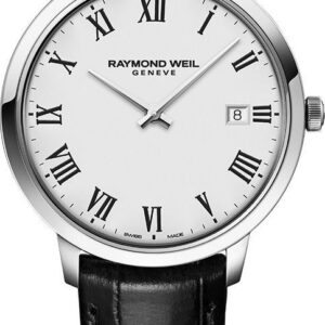 שעון יד יוקרתי לגבר ריימונד וויל - RAYMOND WEIL GENEVE שעון Raymond Weil Toccata Classic White Dial Quartz