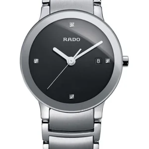 שעון יד יוקרתי לגבר ראדו -  RADO סנטריקס 4 יהלומים יד שניה במצב מעולה