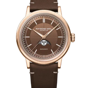 שעון יד יוקרתי לגבר ריימונד וויל -  RAYMOND WEIL GENEVE דגם millesime moonphase