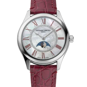 שעון יד יוקרתי לאישה פרדריק קונסטנט - FREDERIQUE CONSTANT דגם FC-331MPWRD3B6 Classics Elegance Luna    יבואן רשמי!