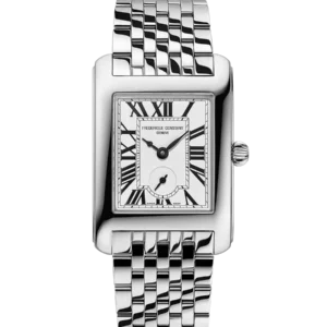 שעון יד יוקרתי לאישה פרדריק קונסטנט - FREDERIQUE CONSTANT דגם FC-235S2C6B BClassics Carree Small Seconds  יבואן רשמי!